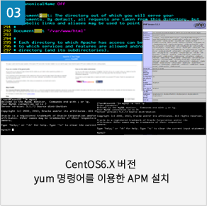 centOS6.X 버전 yum 명령어를 이용한 apm 설치