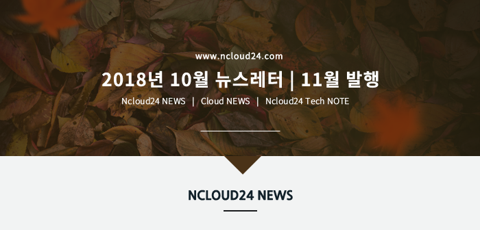 엔클라우드24 2018년 10월 뉴스레터 11월 발행