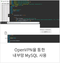 OpenVPN을 통한 내부망 MySQL 사용
