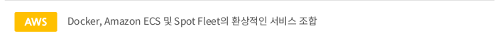 Docker, Amazon ECS 및 Spot Fleet의 환상적인 서비스 조합