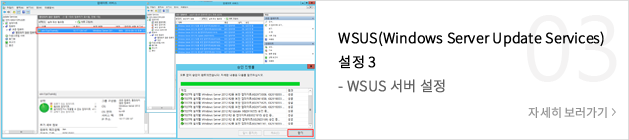 WSUS(Windows Server Update Services) 설정 3 - WSUS 서버 설정