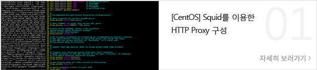 [CentOS] Squid를 이용한 HTTP Proxy 구성