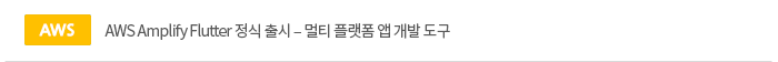 [aws]AWS Amplify Flutter 정식 출시 ? 멀티 플랫폼 앱 개발 도구