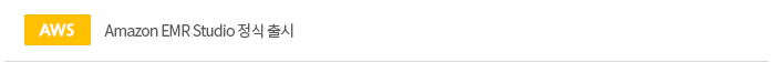 [aws]Amazon EMR Studio 정식 출시