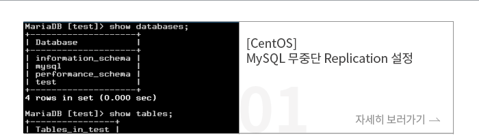 [CentOS] MySQL ߴ Replication 