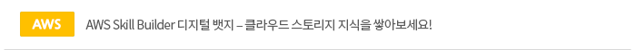 AWS Skill Builder 디지털 뱃지