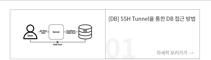 [DB] SSH Tunnel  DB  