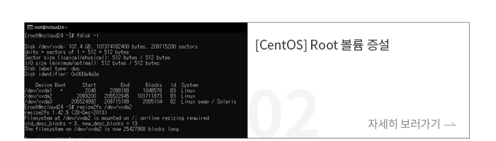 [CentOS] Root 볼륨 증설