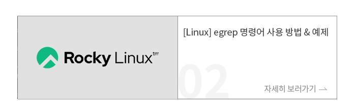 [Linux] egrep 명령어 사용 방법 & 예제